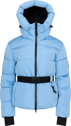 Emily Down Belt Jacket - Lt Blue