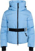 Emily Down Belt Jacket - Lt Blue