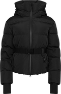 Emily Down Belt Jacket - Black