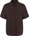 Mina Ss Shirt - Black Coffee