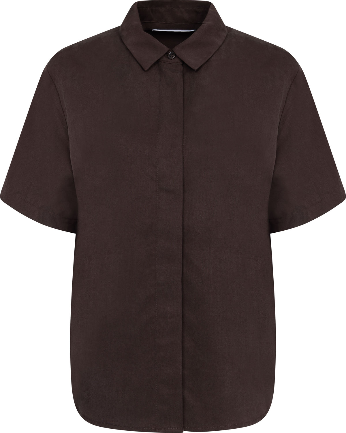 Mina Ss Shirt - Black Coffee