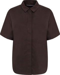 Mina Ss Shirt - Black Coffee