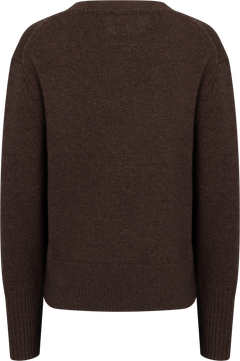 Mari Wool Sweater - Dark Brown