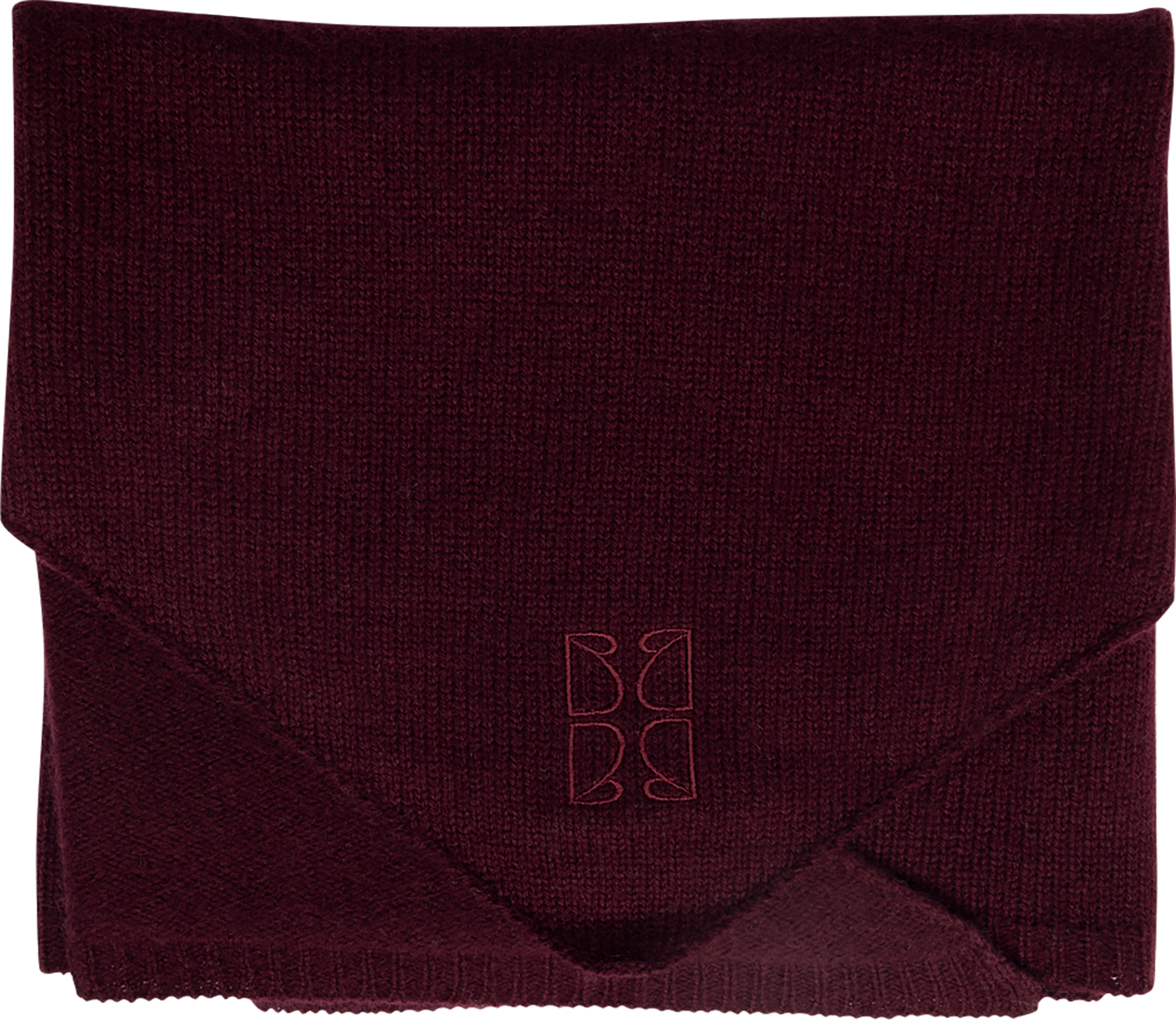 Victoria Wool Cashmere Scarf - Wine