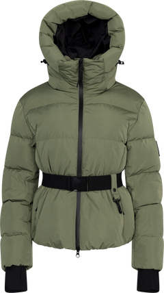 Emily Down Belt Jacket - Green