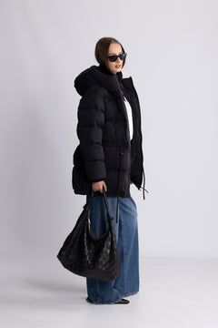 Pernille Down Puffer Jacket - Black