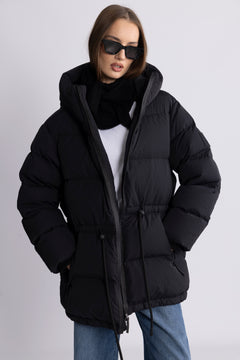 Pernille Down Puffer Jacket - Black