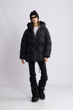 Pernille Down Puffer Jacket - Black