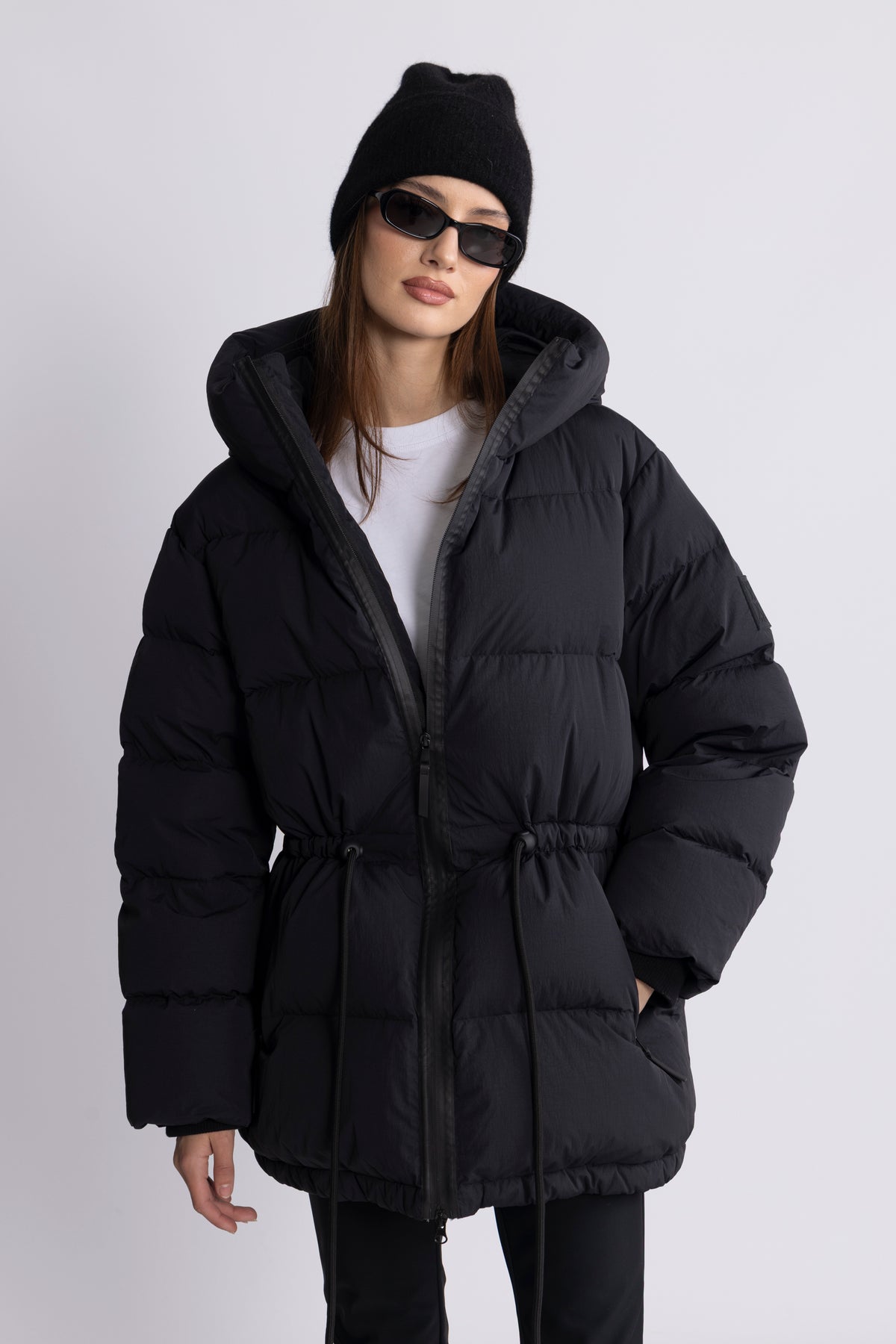 Pernille Down Puffer Jacket - Black