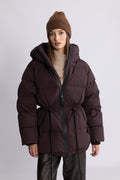 Pernille Down Puffer Jacket - Brown