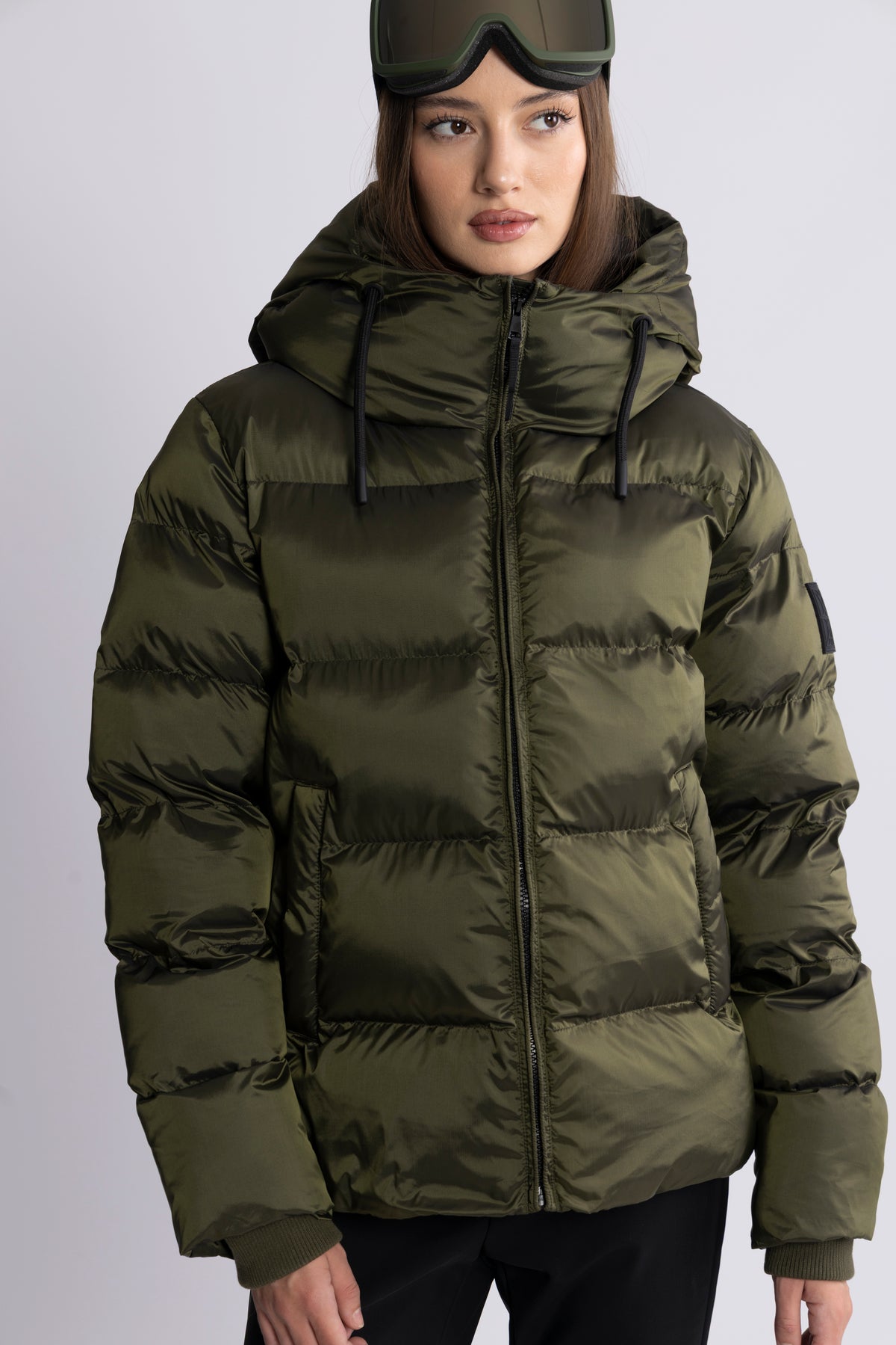 Maud Puff Jacket - Olive