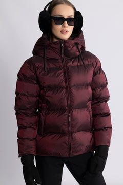 Maud Puff Jacket - Burgundy