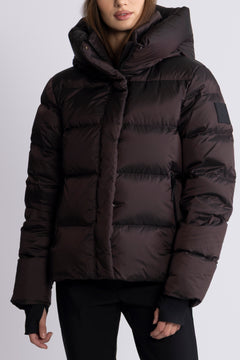 Angelika Down Jacket - Dark Brown