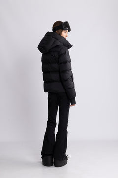 Angelika Down Puffer Jacket - Black