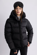 Angelika Down Puffer Jacket - Black