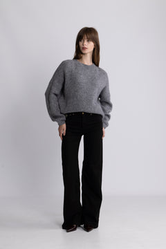 Mimi Ls Knit - Grey