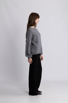 Mimi Ls Knit - Grey