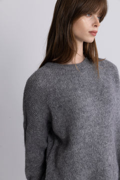 Mimi Ls Knit - Grey