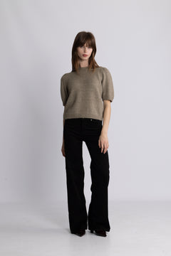 Yasanne SS Knit Pullover - Fallen Rock