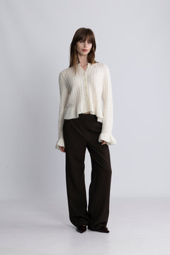 Yasnuma Ls Knit Cardigan - Birch