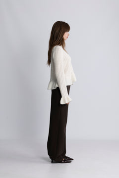 Yasnuma Ls Knit Cardigan - Birch