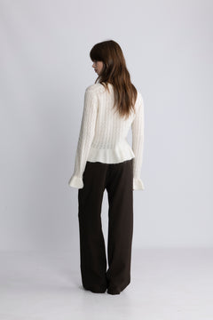 Yasnuma Ls Knit Cardigan - Birch