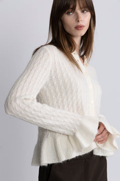 Yasnuma Ls Knit Cardigan - Birch