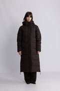 Ida Down Coat - Black Coffee