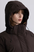 Ida Down Coat - Black Coffee