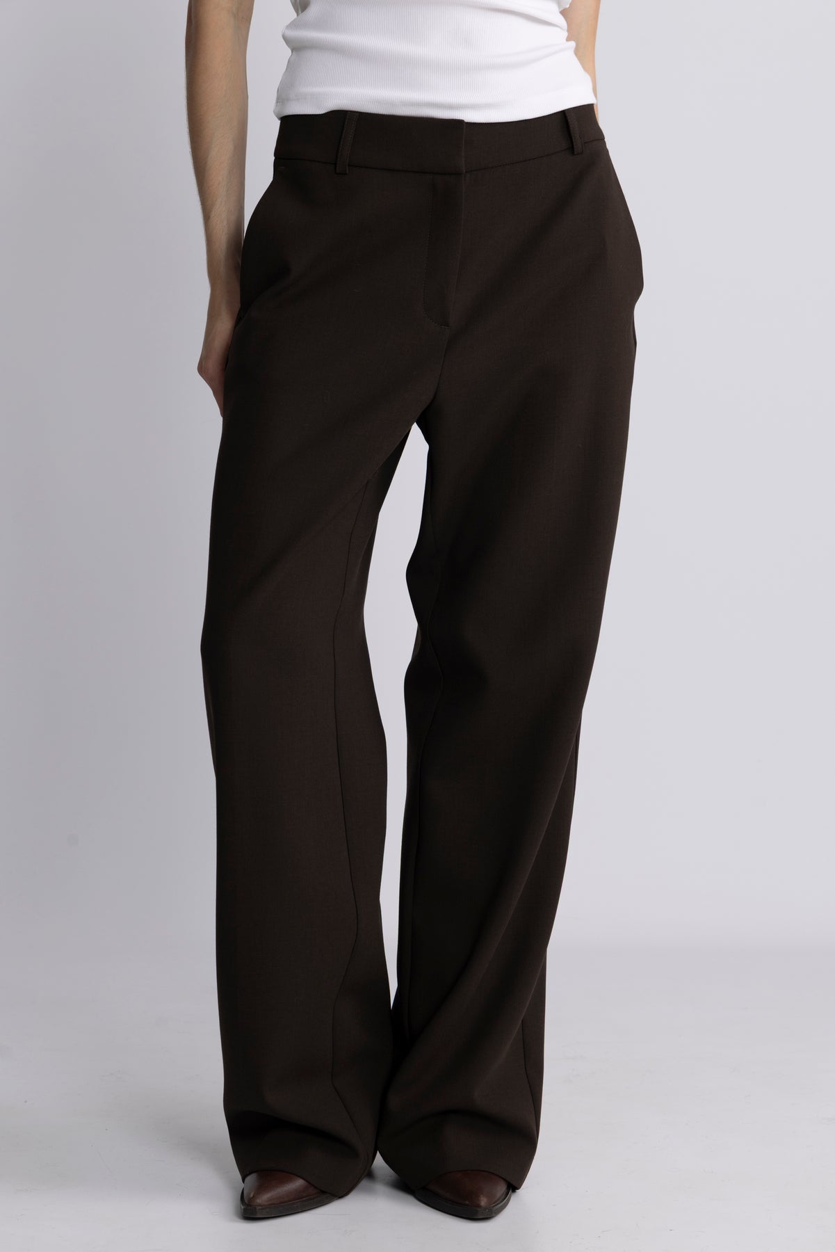 Rita Mw Wide Pant - Delicioso Melange