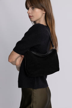 Suede Ginni Bag - Black