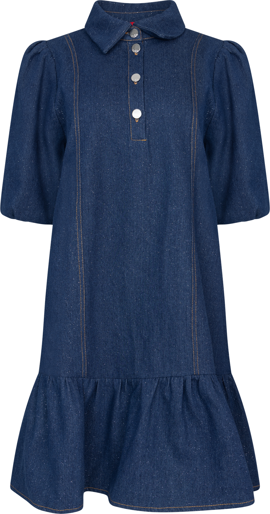 Elena Dress - Glitter Denim