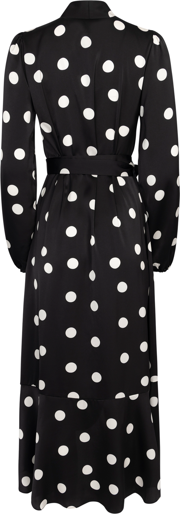 Lara Dress - Black White Dot