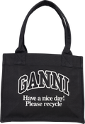 Large Easy Shopper Contrasted Logo Pocket - Phantom