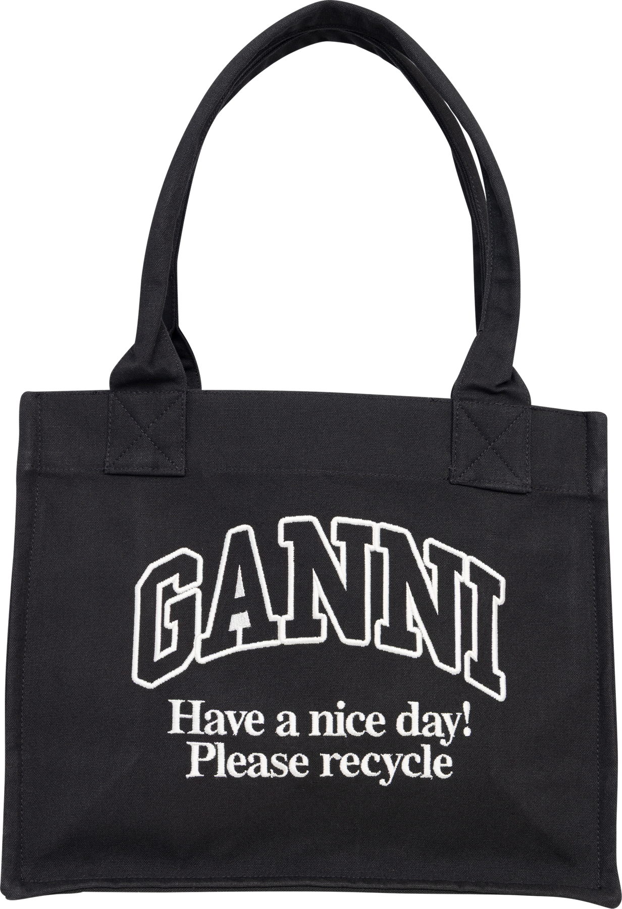 Large Easy Shopper Contrasted Logo Pocket - Phantom
