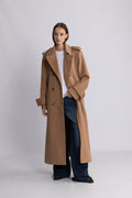 Filippa Wool Maxi Coat - Camel