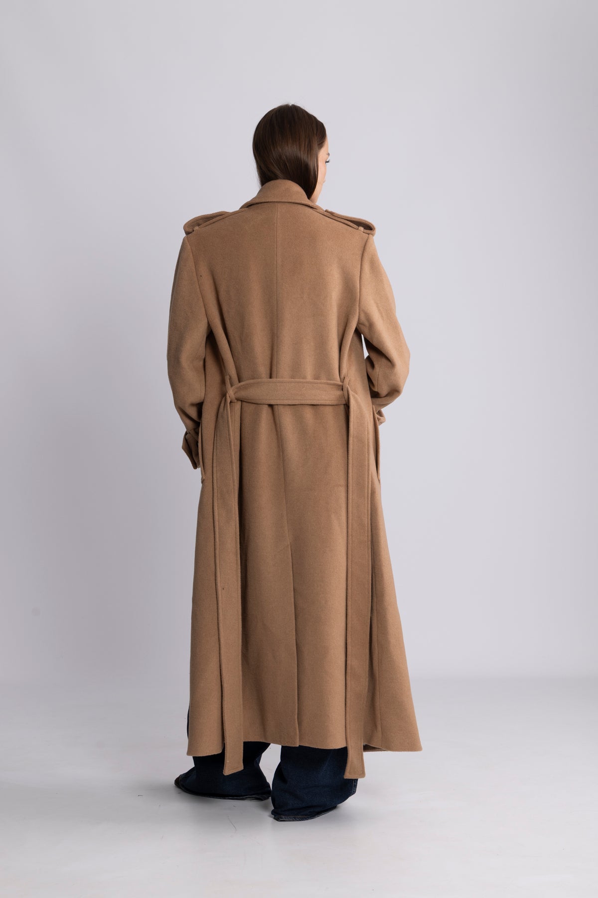 Filippa Wool Maxi Coat - Camel