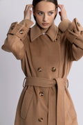 Filippa Wool Maxi Coat - Camel