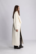 Isabella Wool Maxi Coat - Creme