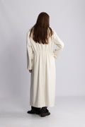 Isabella Wool Maxi Coat - Creme