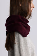 Victoria Wool Cashmere Scarf - Wine