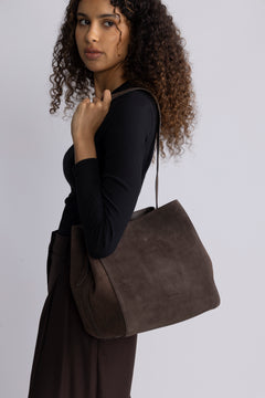 Sac Medium Suede - Truffle