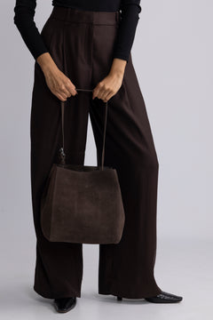 Sac Medium Suede - Truffle