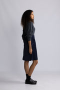 Pretty Cord Stelly Skirt - Parisian Night