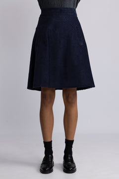 Pretty Cord Stelly Skirt - Parisian Night