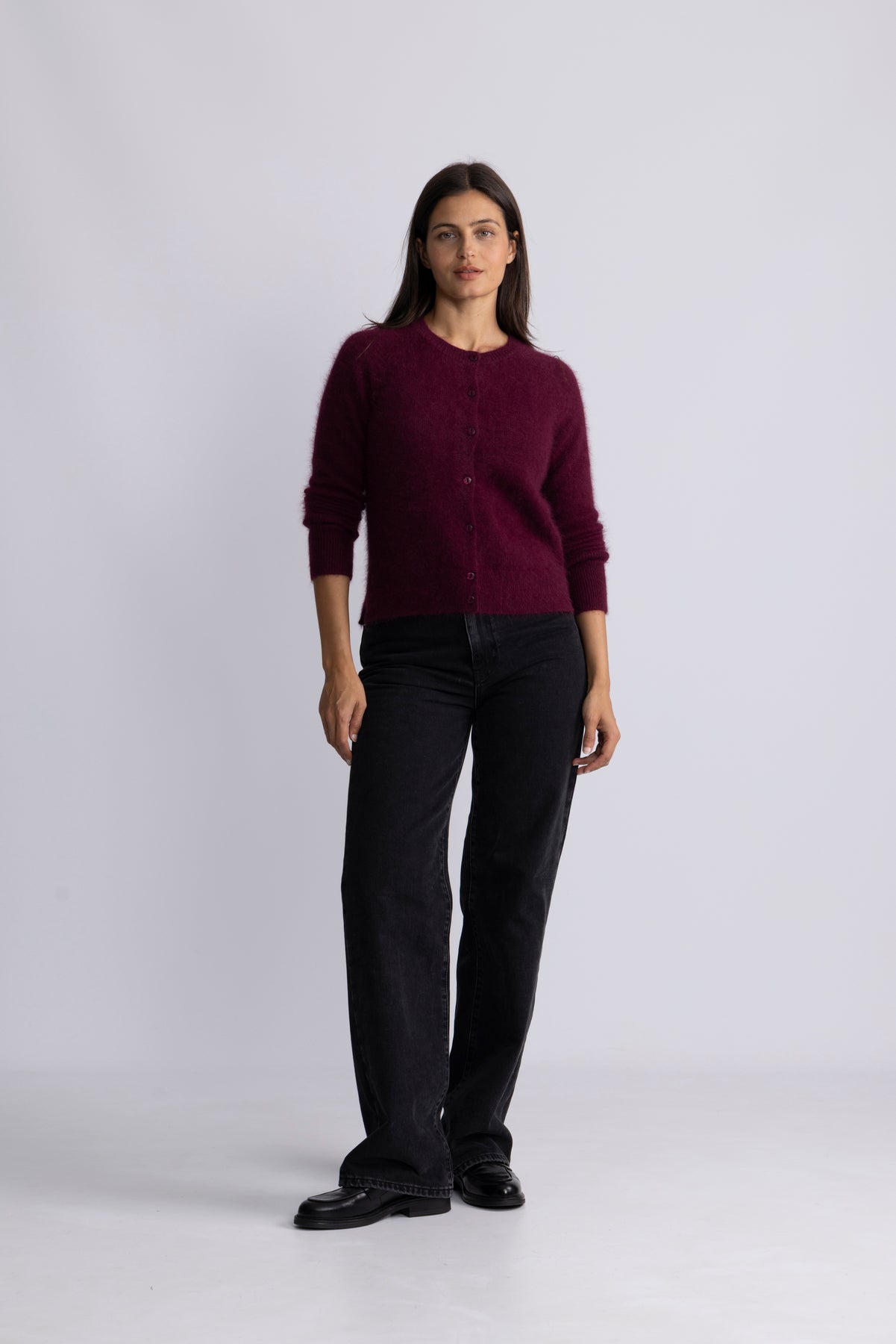 Eva Cardigan - Plum