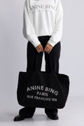 Leo Canvas Tote - Black
