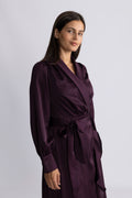 Iza Midi Dress - Burgundy