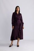 Iza Midi Dress - Burgundy