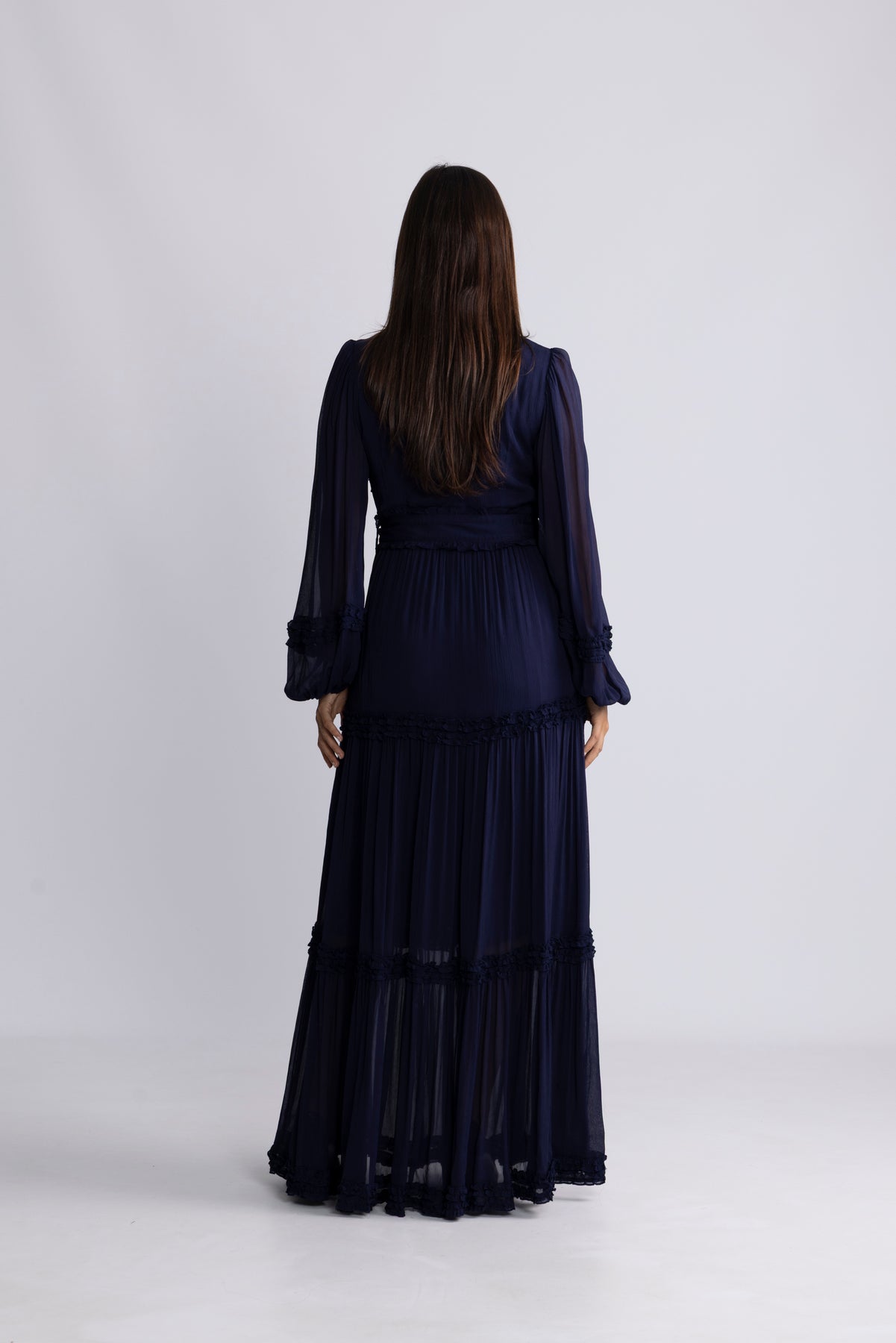 Violetta Maxi Dress - Dark Blue